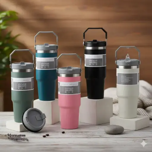 Stainless Steel Tumbler Sipper Mug