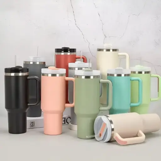 Insulated Stainless Steel Quencher Tumbler - 1200ml